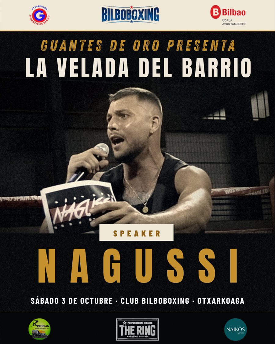 Veladas de boxeo · diseño de Naikos Agency